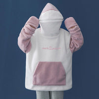 Dark Slate Gray Shark Hoodie Slidely