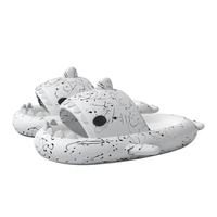 Light Gray Shark Slides Limited Edition Slidely