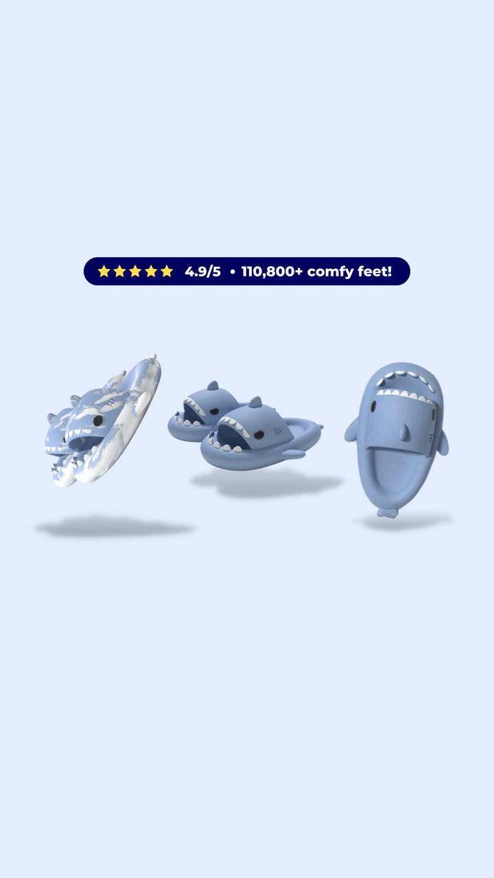 best slippers shark slides cloud sharks