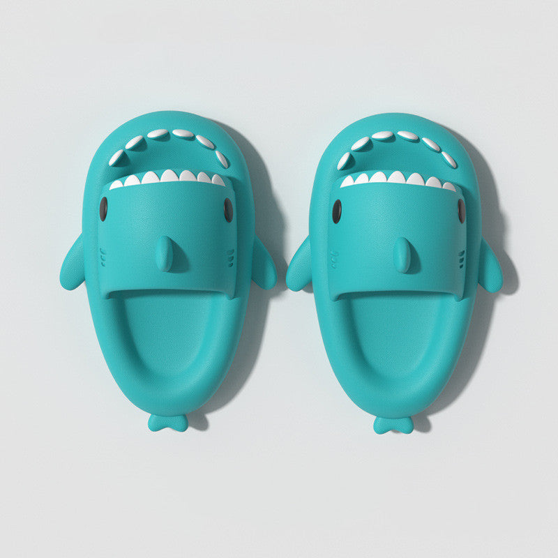 Light Sea Green Shark Slides Originals (Kids) Slidely