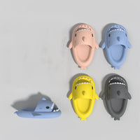 Light Gray Shark Slides Originals (Kids) Slidely