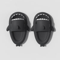 Light Gray Shark Slides Originals (Kids) Slidely